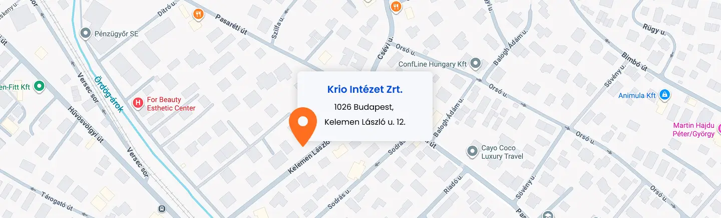 Krio Intézet megközelítés